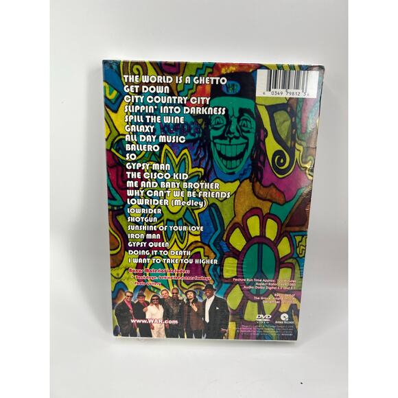 WAR: Greatest Hits Live DVD Video Concert The Grove, Anaheim CA 2007 SEALED - Picture 2 of 4